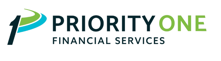 Priority One Financial Services logo, representing financing options for marine purchases in partnership with Mike & Dave’s Pro Marine, Inc.